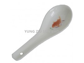 BIG CERAMICS SPOON(RED FISH)